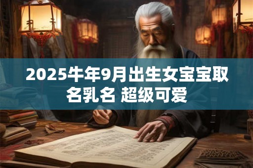 2025牛年9月出生女宝宝取名乳名 超级可爱 2025牛年9月出生女宝宝取名乳名 超级可爱