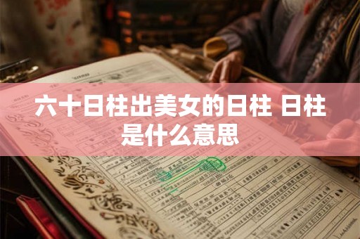 六十日柱出美女的日柱 日柱是什么意思 六十日柱出美女的日柱 日柱是什么意思