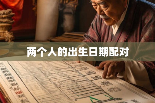 两个人的出生日期配对 两个人的出生日期配对
