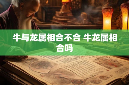 牛与龙属相合不合 牛龙属相合吗 牛与龙属相合不合 牛龙属相合吗