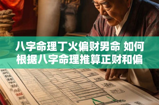 八字命理丁火偏财男命 如何根据八字命理推算正财和偏财