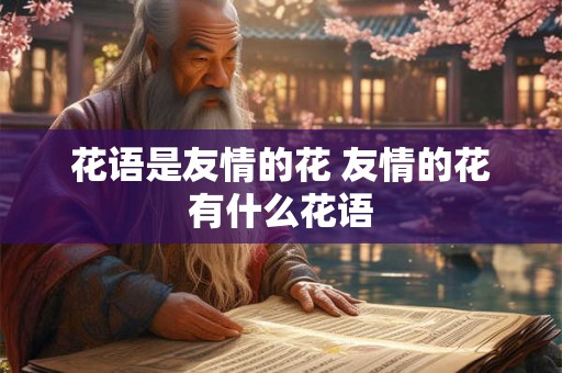 花语是友情的花 友情的花有什么花语 花语是友情的花 友情的花有什么花语
