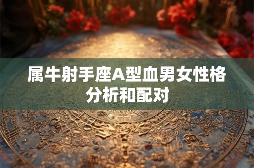 属牛射手座A型血男女性格分析和配对
