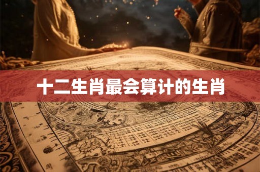 十二生肖最会算计的生肖 十二生肖最会算计的生肖