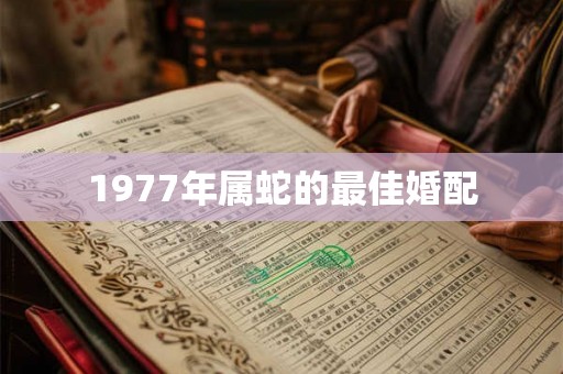 1977年属蛇的最佳婚配 1977年属蛇的最佳婚配