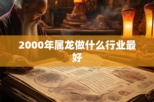 2000年属龙做什么行业最好 2000年属龙做什么行业最好