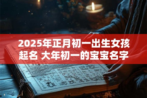 2025年正月初一出生女孩起名 大年初一的宝宝名字 2025年正月初一出生女孩起名 大年初一的宝宝名字