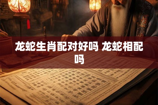 龙蛇生肖配对好吗 龙蛇相配吗 龙蛇生肖配对好吗 龙蛇相配吗