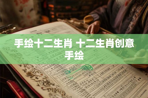 手绘十二生肖 十二生肖创意手绘 手绘十二生肖 十二生肖创意手绘