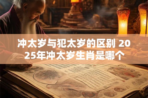 冲太岁与犯太岁的区别 2025年冲太岁生肖是哪个 冲太岁与犯太岁的区别 2025年冲太岁生肖是哪个
