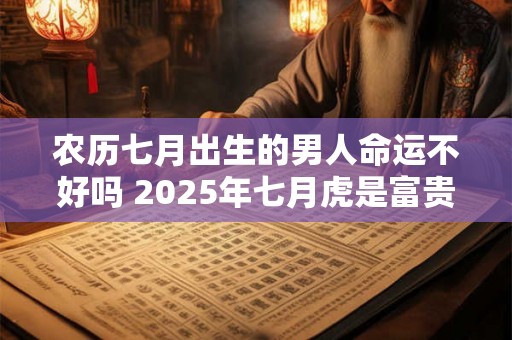 农历七月出生的男人命运不好吗 2025年七月虎是富贵命吗 农历七月出生的男人命运不好吗 2025年七月虎是富贵命吗