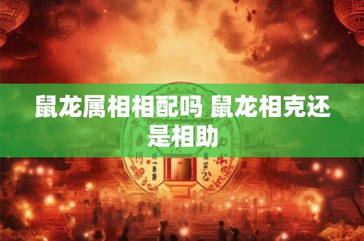 鼠龙属相相配吗 鼠龙相克还是相助 鼠龙属相相配吗 鼠龙相克还是相助