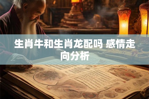生肖牛和生肖龙配吗 感情走向分析 生肖牛和生肖龙配吗 感情走向分析