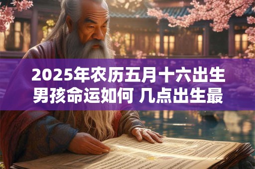 2025年农历五月十六出生男孩命运如何 几点出生最苦命 2025年农历五月十六出生男孩命运如何 几点出生最苦命