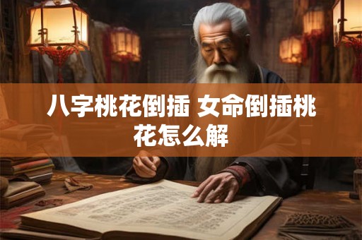 八字桃花倒插 女命倒插桃花怎么解 八字桃花倒插 女命倒插桃花怎么解