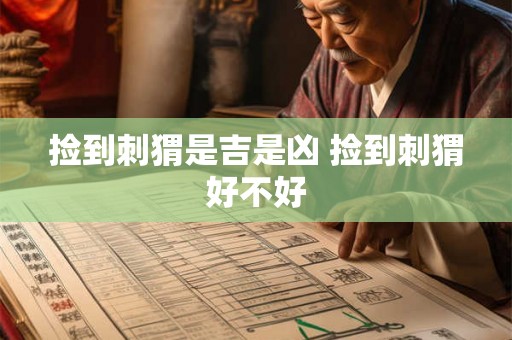 捡到刺猬是吉是凶 捡到刺猬好不好 捡到刺猬是吉是凶 捡到刺猬好不好