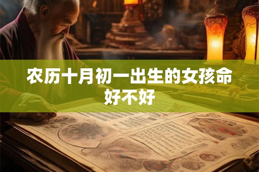 农历十月初一出生的女孩命好不好 农历十月初一出生的女孩命好不好
