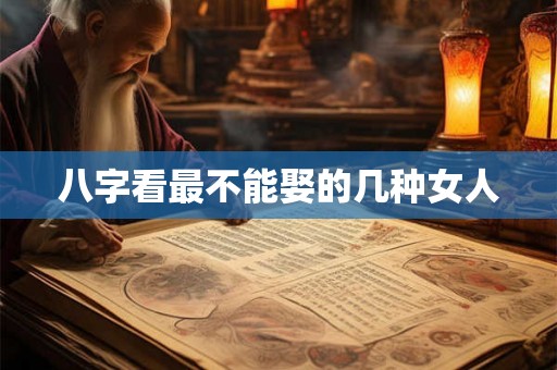 八字看最不能娶的几种女人