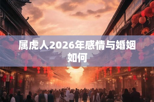 属虎人2026年感情与婚姻如何 属虎人2026年感情与婚姻如何