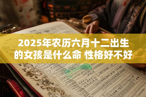2025年农历六月十二出生的女孩是什么命 性格好不好