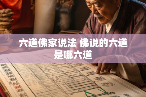 六道佛家说法 佛说的六道是哪六道 六道佛家说法 佛说的六道是哪六道