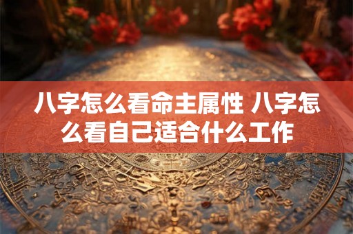 八字怎么看命主属性 八字怎么看自己适合什么工作 八字怎么看命主属性 八字怎么看自己适合什么工作