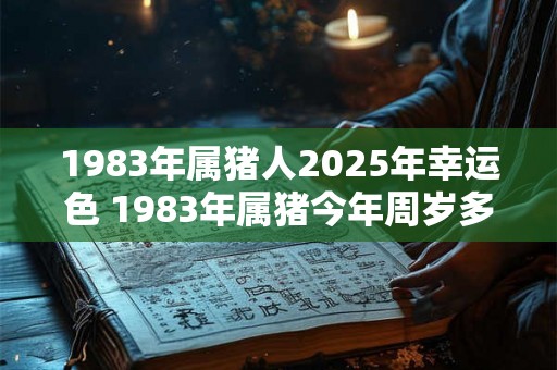 1983年属猪人2025年幸运色 1983年属猪今年周岁多大 1983年属猪人2025年幸运色 1983年属猪今年周岁多大