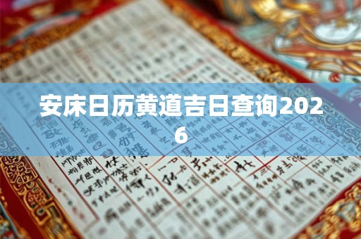 安床日历黄道吉日查询2026 安床日历黄道吉日查询2026