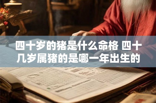 四十岁的猪是什么命格 四十几岁属猪的是哪一年出生的 四十岁的猪是什么命格 四十几岁属猪的是哪一年出生的
