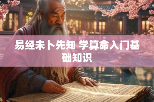 易经未卜先知 学算命入门基础知识 易经未卜先知 学算命入门基础知识