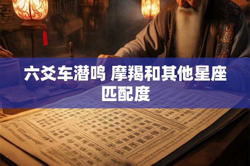 六爻车潜鸣 摩羯和其他星座匹配度 六爻车潜鸣 摩羯和其他星座匹配度