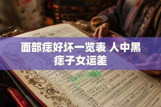 面部痣好坏一览表 人中黑痣子女运差 面部痣好坏一览表 人中黑痣子女运差