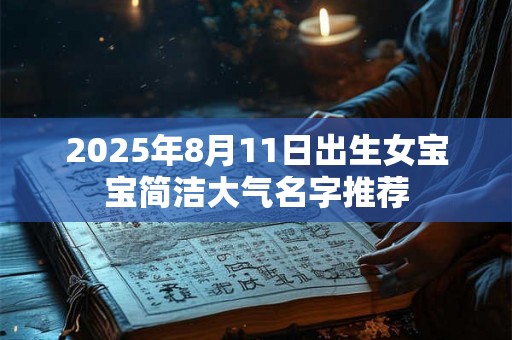 2025年8月11日出生女宝宝简洁大气名字推荐 2025年8月11日出生女宝宝简洁大气名字推荐
