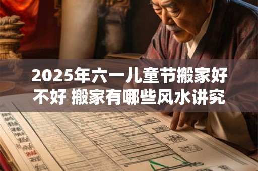 2025年六一儿童节搬家好不好 搬家有哪些风水讲究 2025年六一儿童节搬家好不好 搬家有哪些风水讲究