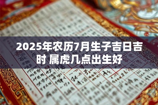 2025年农历7月生子吉日吉时 属虎几点出生好 2025年农历7月生子吉日吉时 属虎几点出生好