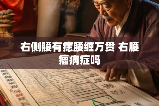 右侧腰有痣腰缠万贯 右腰瘤病症吗 右侧腰有痣腰缠万贯 右腰瘤病症吗