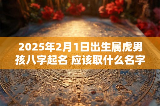2025年2月1日出生属虎男孩八字起名 应该取什么名字 2025年2月1日出生属虎男孩八字起名 应该取什么名字