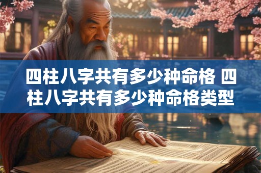 四柱八字共有多少种命格 四柱八字共有多少种命格类型 