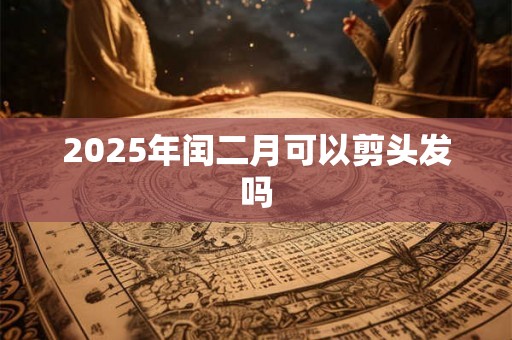 2025年闰二月可以剪头发吗 2025年闰二月可以剪头发吗