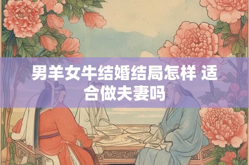 男羊女牛结婚结局怎样 适合做夫妻吗