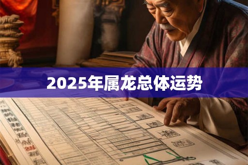 2025年属龙总体运势 2025年属龙总体运势