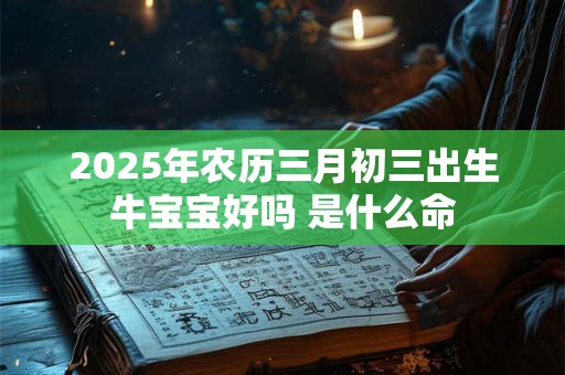 2025年农历三月初三出生牛宝宝好吗 是什么命 2025年农历三月初三出生牛宝宝好吗 是什么命