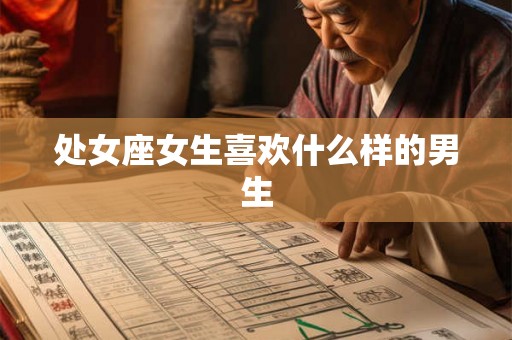 处女座女生喜欢什么样的男生 处女座女生喜欢什么样的男生