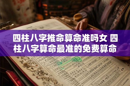 四柱八字推命算命准吗女 四柱八字算命最准的免费算命 四柱八字推命算命准吗女 四柱八字算命最准的免费算命