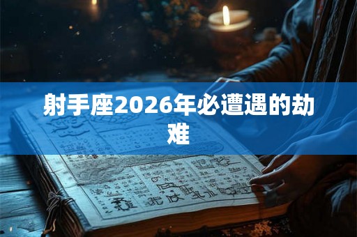 射手座2026年必遭遇的劫难 射手座2026年必遭遇的劫难