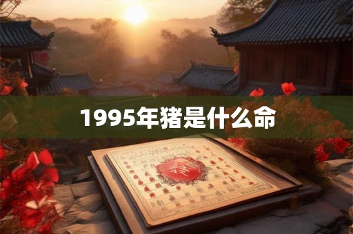 1995年猪是什么命 1995年猪是什么命