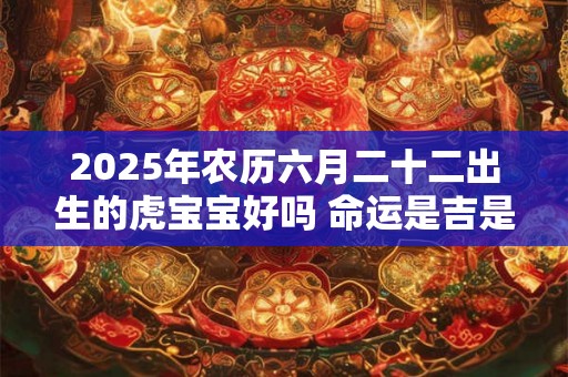 2025年农历六月二十二出生的虎宝宝好吗 命运是吉是凶 2025年农历六月二十二出生的虎宝宝好吗 命运是吉是凶