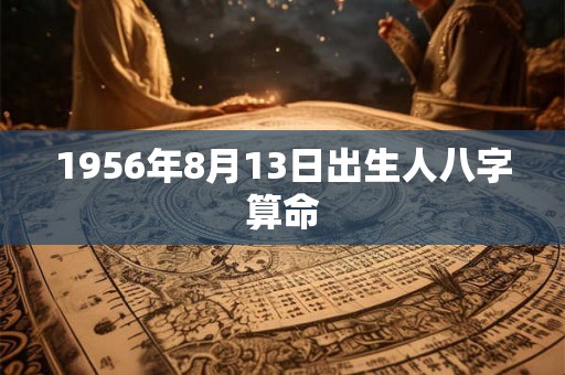 1956年8月13日出生人八字算命 1956年8月13日出生人八字算命