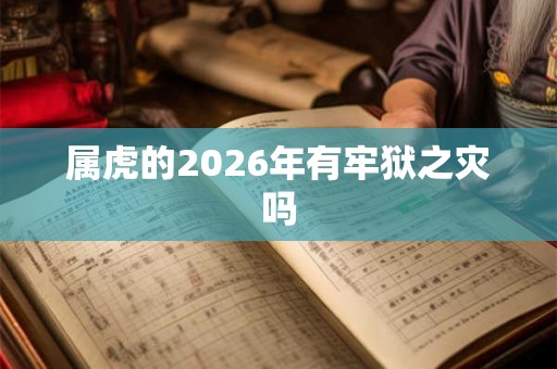 属虎的2026年有牢狱之灾吗