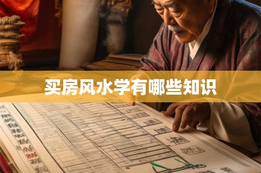 买房风水学有哪些知识